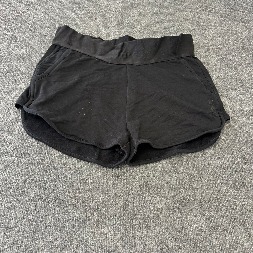 Gymshark Shorts Womens Size S Black Athletic Gym Workout Pockets Casual 51676